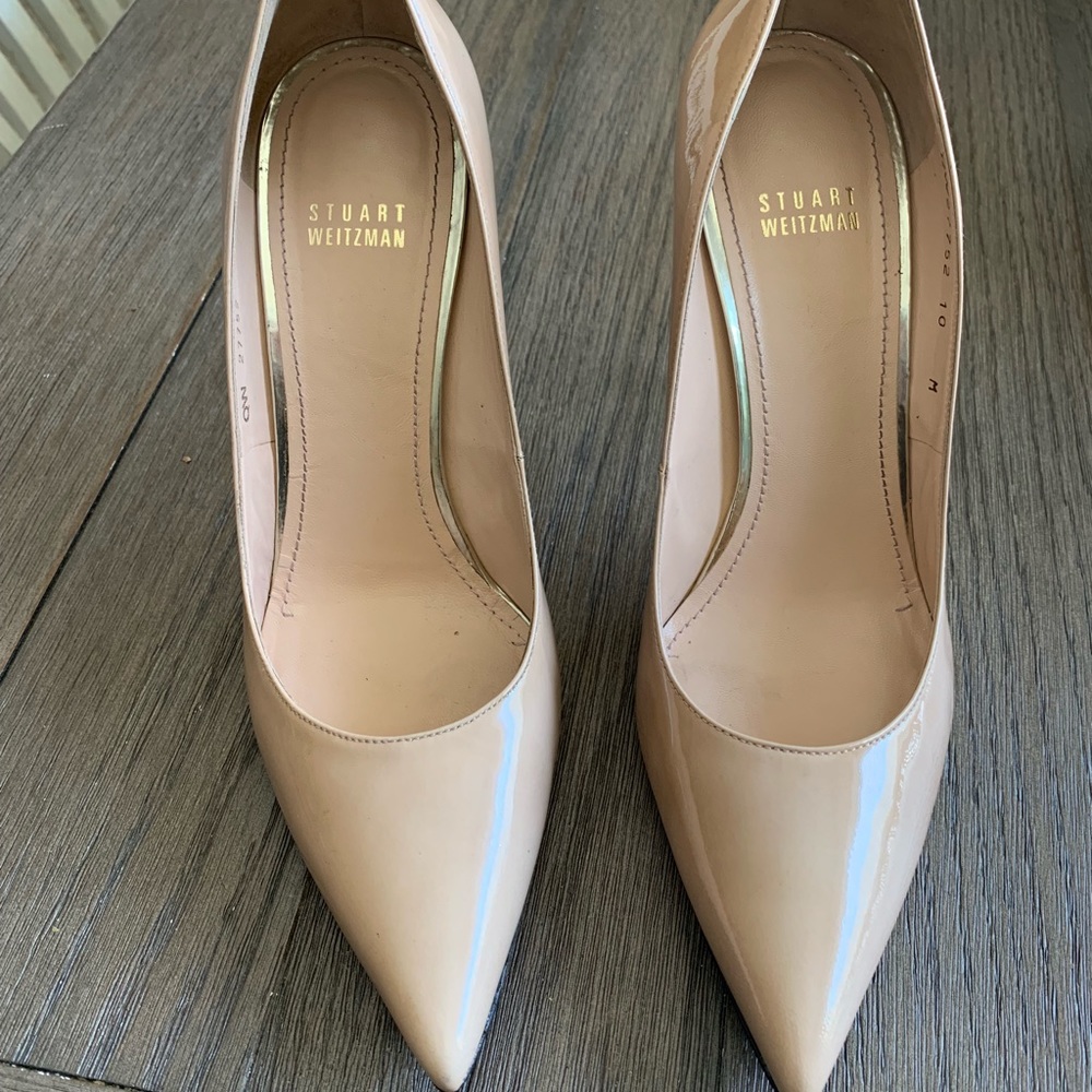 Stuart Weitzman beige heels